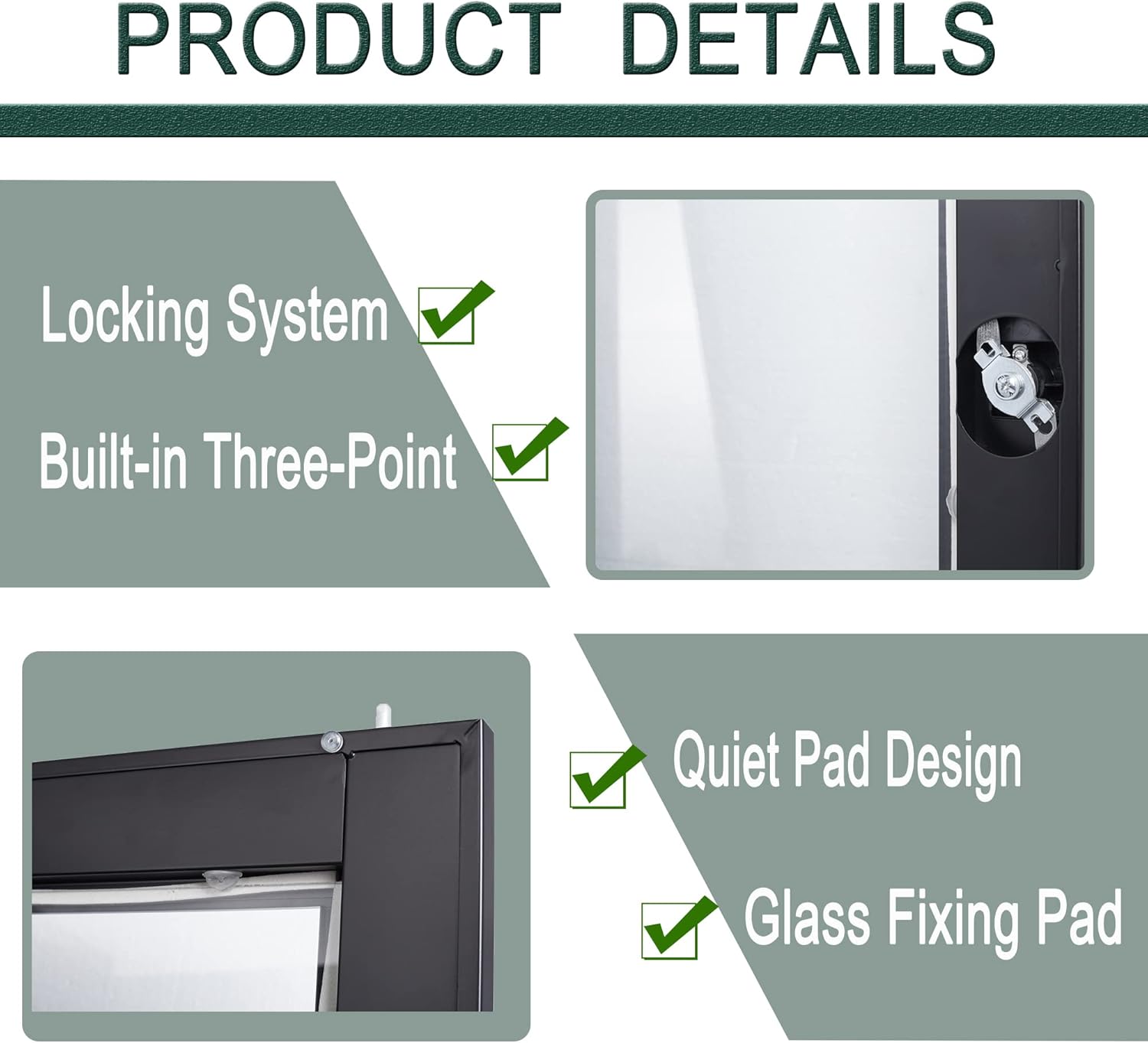 Storage Cabinet with Doors and Shelves,71" Steel Locker Acrylic Glass Door with Lock, for School Home Office